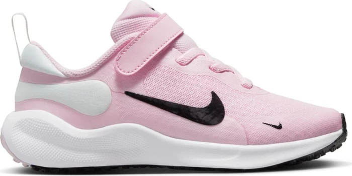 Nike Revolution 7 pink foam/summit white/white/black (Junior)