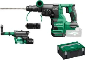 Hikoki DH3628DCW3Z Akku-Bohr-/Meißelhammer solo inkl. Koffer + Absaugeinheit