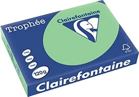 Clairefontaine Trophée Universalpapier matt naturgrün, A4, 120g/m², 250 Blatt