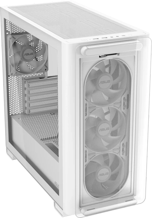 ASUS A23 PLUS TG ARGB White, Glasfenster