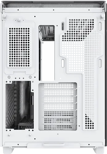 Montech King 95 Pure White, weiß, Glasfenster
