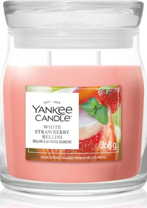 Yankee Candle White Strawberry Bellini Duftkerze, 368g