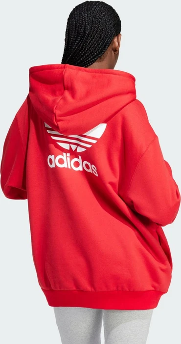 adidas Trefoil Oversized Hoodie better scarlet (Damen)