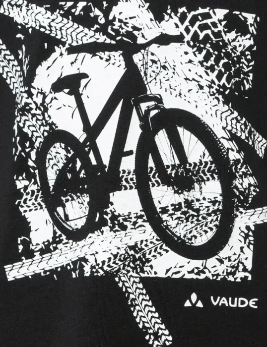 Vaude Lezza T-Shirt kurzarm schwarz/weiß (Junior)