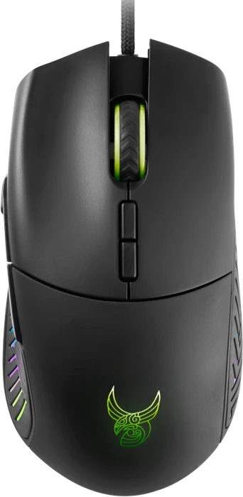 L33T-Gaming Gungnir Gaming Mouse schwarz, USB