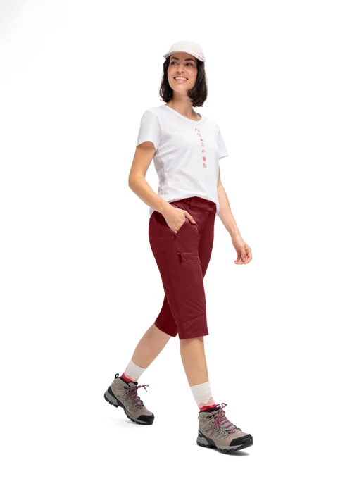 Maier Sports Lulaka Capri Loop Hose 3/4 sun dried tomato (Damen)
