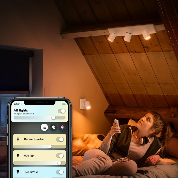 Philips Hue White Ambiance Runner Spot 1-flammig weiß