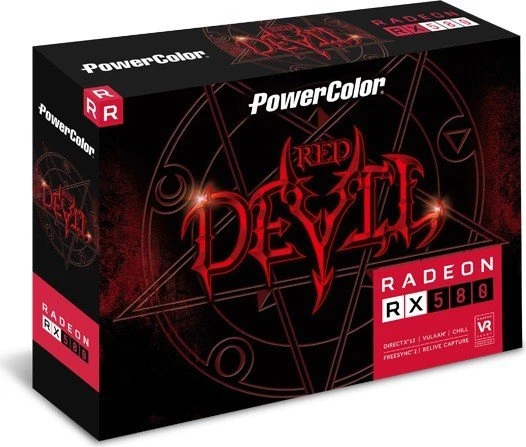PowerColor Red Devil Radeon RX 580, 8GB GDDR5, DVI, HDMI, 3x DP