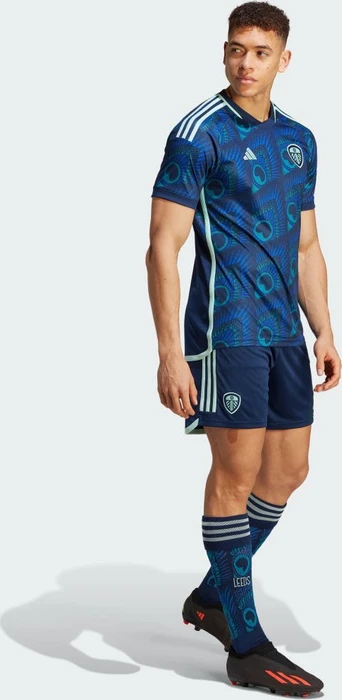 adidas Leeds United FC 2023/2024 Auswärtsshorts team navy blue 2 (Herren)