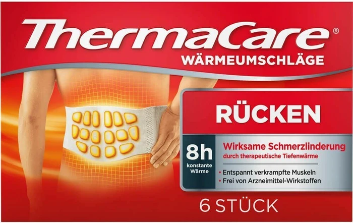 ThermaCare bei Rückenschmerzen Wärmeauflagen, 6 Stück