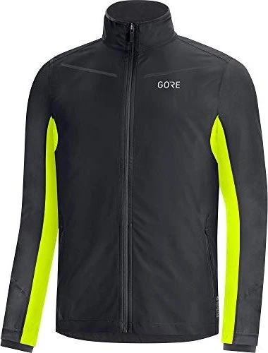 Gore Wear R3 Partial Gore-Tex Infinium Laufjacke black/neon yellow (Herren)
