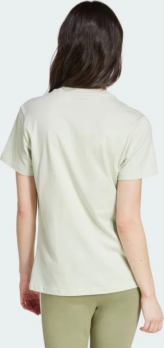 adidas Loungewear Essentials Logo T-Shirt kurzarm linen green (Damen)