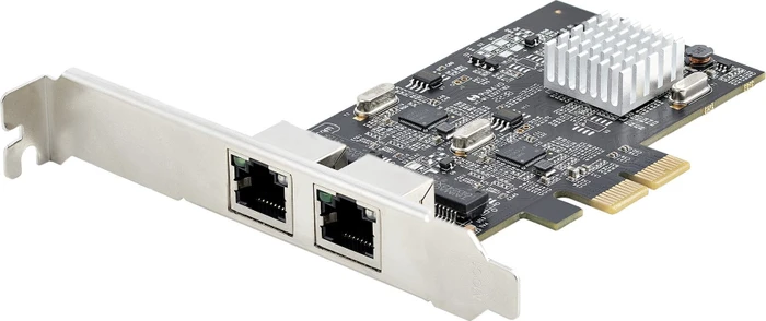 StarTech 2.5G LAN-Adapter, 2x RJ-45, PCIe 3.0 x2