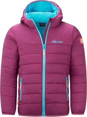Trollkids Eikefjord Funktionsjacke bright berry/lagoon blue (Junior)