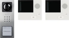Siedle CVB 850-2 E/W Video-Set Siedle Basic, 2 Teilnehmer, Set