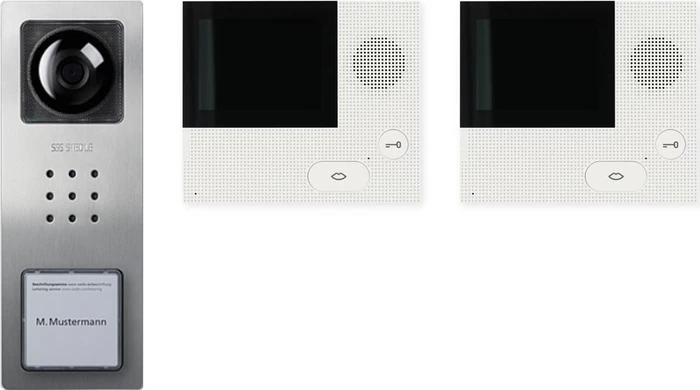 Siedle CVB 850-2 E/W Video-Set Siedle Basic, 2 Teilnehmer, Set