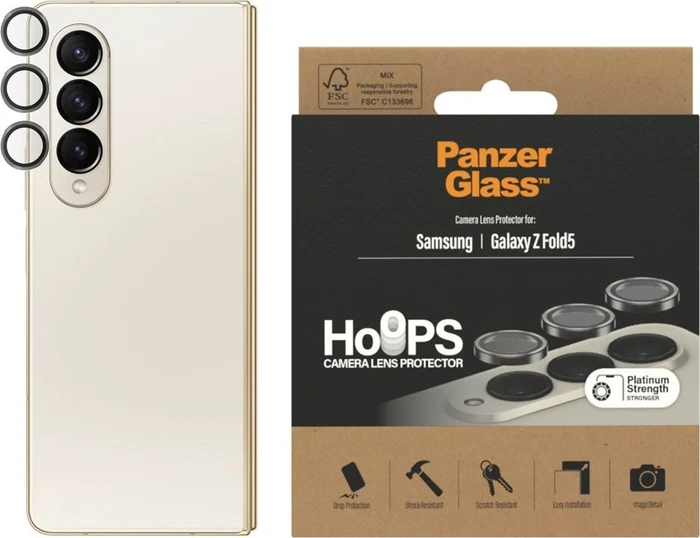 PanzerGlass Hoops Camera Lens Protector für Samsung Galaxy Z Fold 5 schwarz