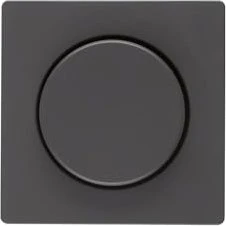 Berker Q.1/Q.3 Zentralstück für Drehdimmer/Drehpotenziometer, anthrazit samt
