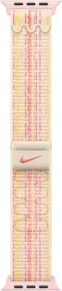 Apple Nike Sport Loop für Apple Watch 45mm Starlight/Pink
