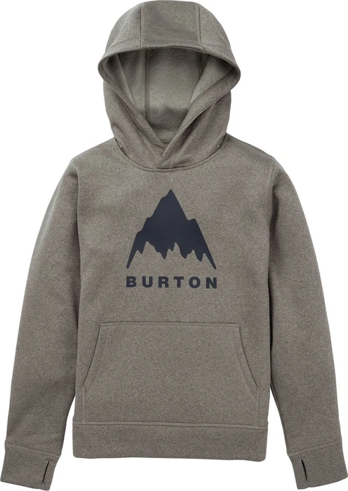 Burton Oak Hoodie forest moss heather (Junior)