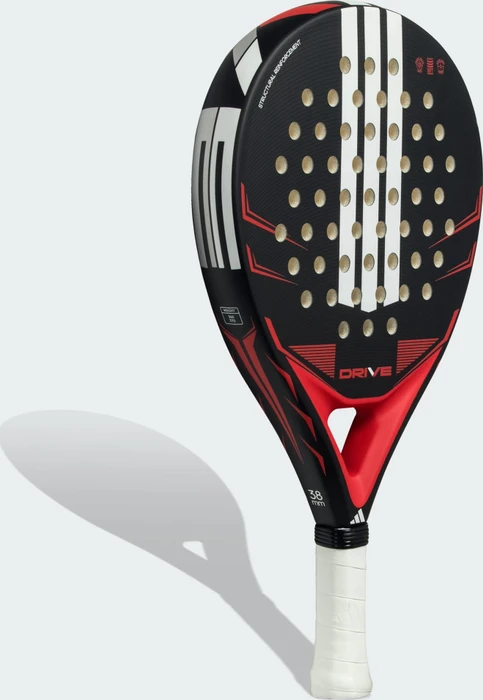 adidas Drive 2026 Padel-Tennisschläger schwarz/rot