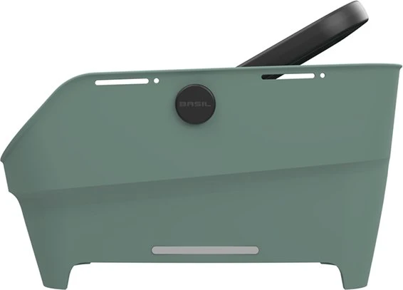 Basil Cento Neo Multi NX Fahrradkorb silvergreen