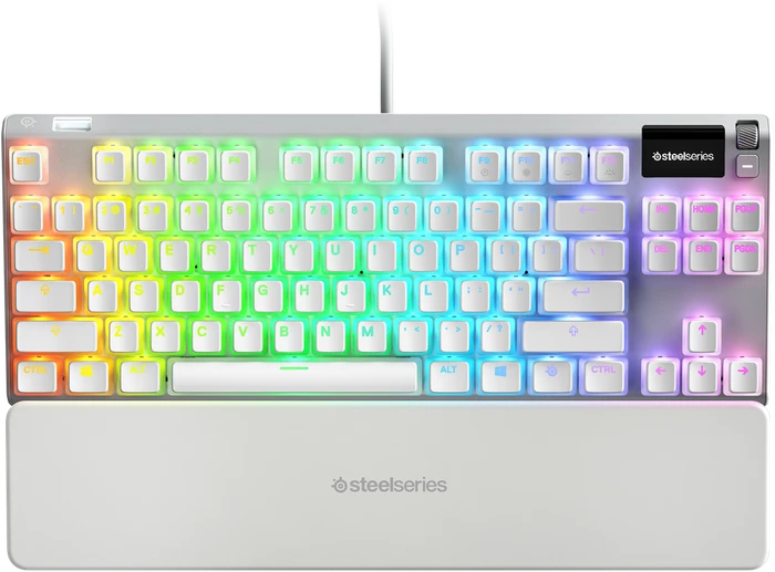 SteelSeries Apex 7 TKL Ghost, weiß, SteelSeries QX2 RED, USB, US
