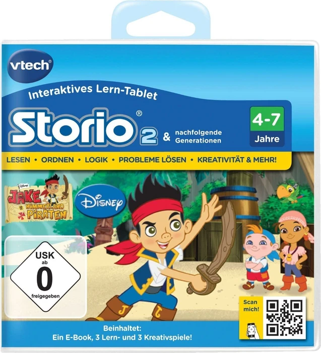 VTech Storio 2 Spiel Jake und die Nimmerland Piraten