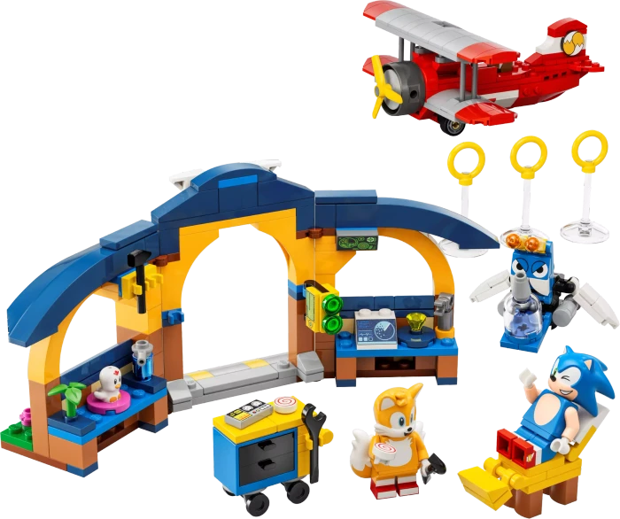 LEGO Sonic the Hedgehog - Tails Tornadoflieger mit Werkstatt