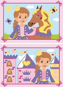 Ravensburger Malen nach Zahlen CreArt Junior Kleine Prinzessin