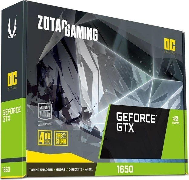 Zotac Gaming GeForce GTX 1650 Mini ITX OC, 4GB GDDR5, DVI, HDMI, DP