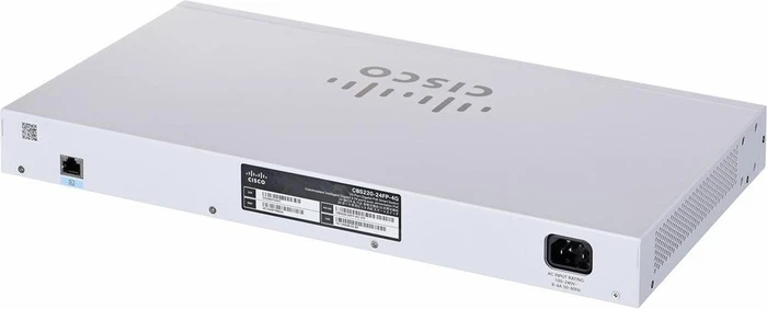 Cisco Business 220 Rackmount Gigabit Smart Switch, 24x RJ-45, 4x SFP, 382W PoE+