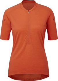 Rab Cindercrino Zip Trikot kurzarm red grapefruit (Damen)