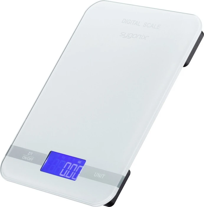 Sygonix digitale Küchenwaage weiß