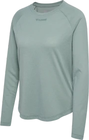 hummel MT Vanja Funktionsshirt langarm chinois green (Damen)