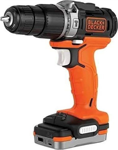Black&Decker BDCHD12S1 Akku-Schlagbohrschrauber inkl. Tasche + Akku 1.5Ah