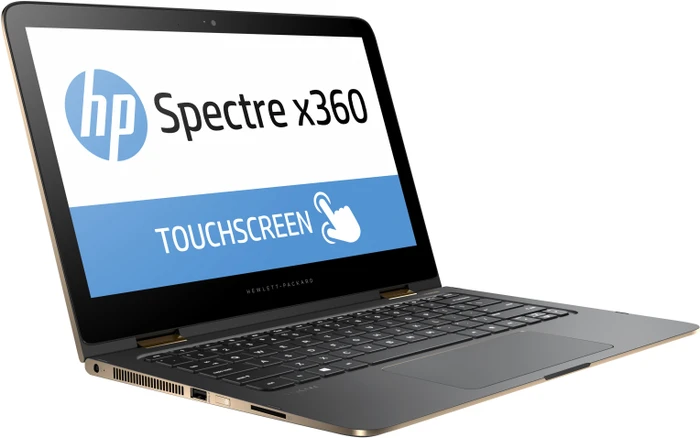 HP Spectre x360 gold 13-4179ng, Dark Ash Silver, Core i5-6200U, 8GB RAM, 256GB SSD, DE