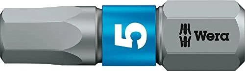 Wera 840/1 BTZ Innensechskant Bit 1/4", 5x25mm, 1 Stück