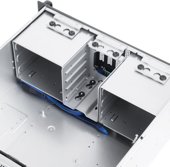SilverStone RM41-506, Rackmount Storage, grau/schwarz, 4HE, ATX