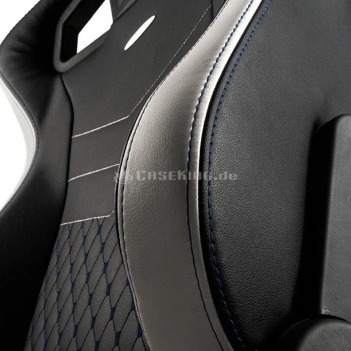 noblechairs Epic SK Edition Gamingstuhl, schwarz/weiß/blau