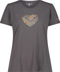CMP Piqué Print Funktionsshirt kurzarm terra/provenza (Damen)