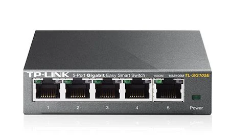 TP-Link TL-SG105E Desktop Gigabit Smart Switch, 5x RJ-45