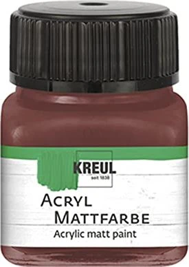 Kreul Acryl Mattfarbe, rehbraun, 20ml