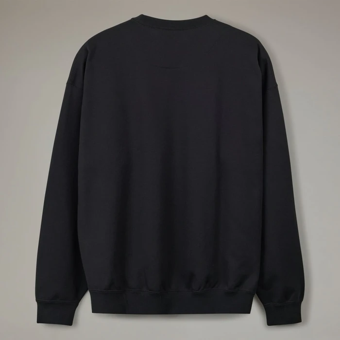 adidas Y-3 Brushed Terry Crew Sweatshirt schwarz