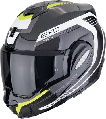 Scorpion EXO-Tech Evo Carbon Cosy schwarz/weiß/gelb