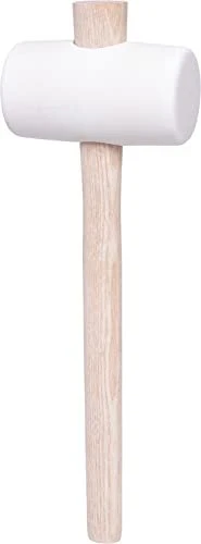 KS Tools Gummihammer, 500g weiß