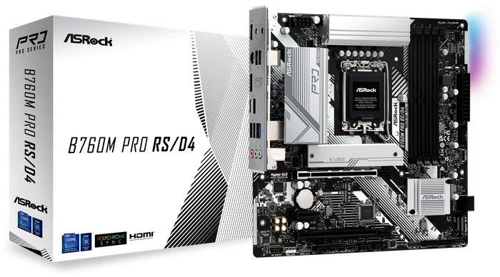 ASRock B760M Pro RS/D4 (Intel 1700)