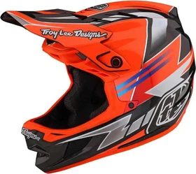 Troy Lee Designs D4 Carbon Fullface-Helm saber red