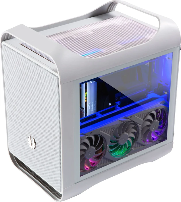 BitFenix Prodigy M 2022 ARGB, weiß, Glasfenster