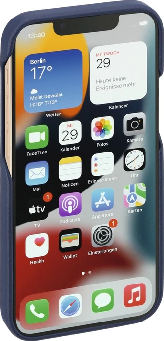 Hama Cover MagCase Finest Sense für Apple iPhone 13 Mini blau
